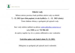 Odečet vody