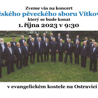 Koncert Mužského pěveckého sboru Vítkovice 1